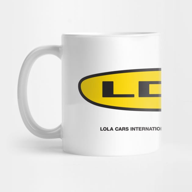 Lola Racing cars 1960's logo - with original factory address by retropetrol